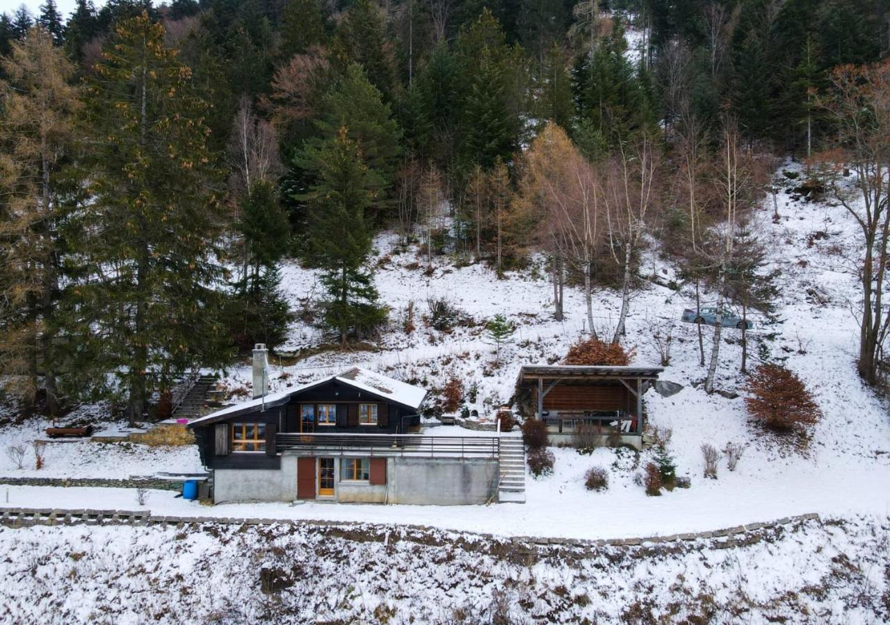 Charmant Chalet Dans La Montagne Proche De Verbier Sembrancher Exterior photo